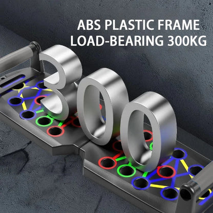 Restivioz® Color-Coded Push-Up Board System with Handles & Resistance Accessories